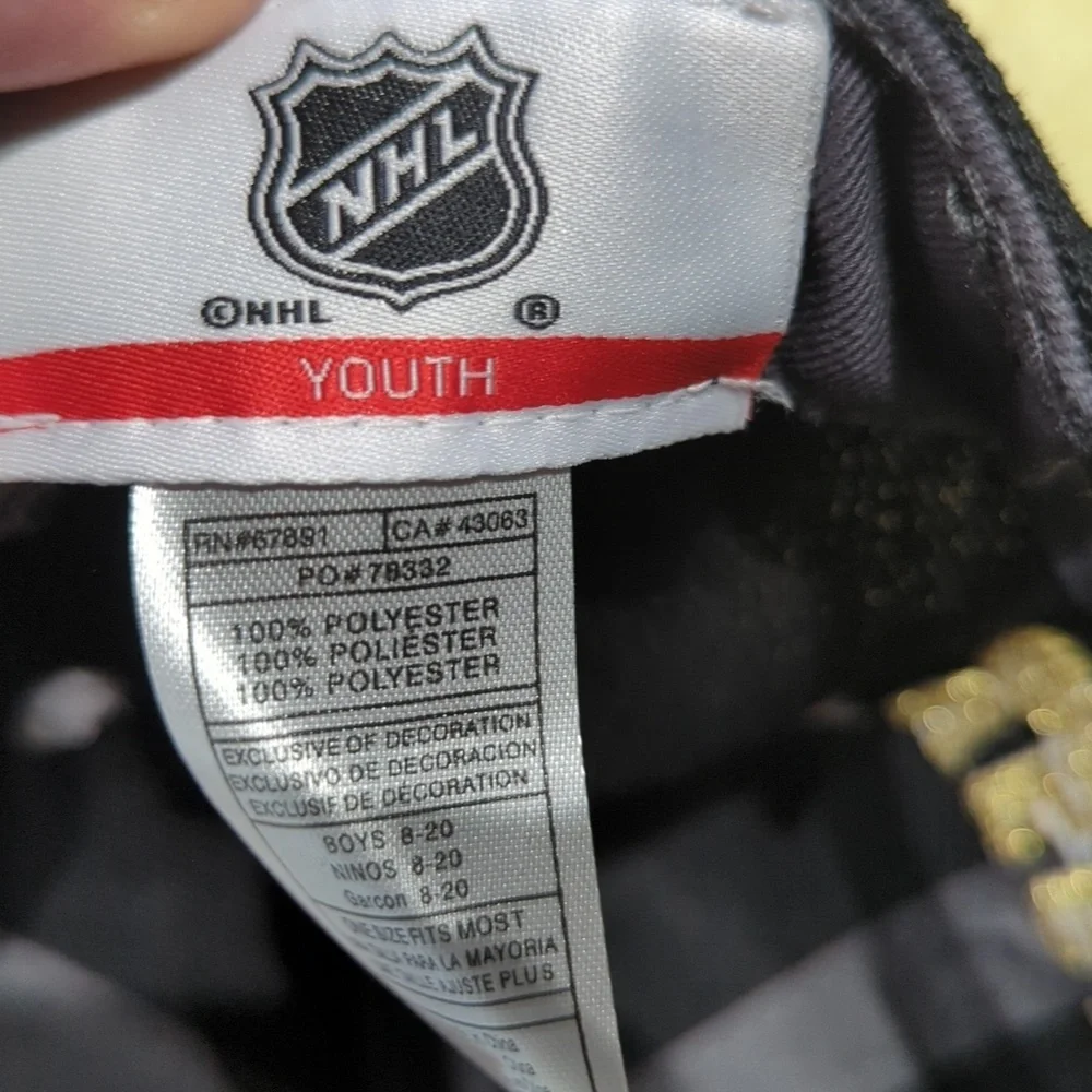 Black and Gold Vegas Golden Knights Logo Cap Youth!! New!!